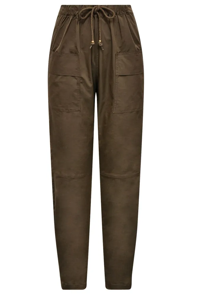 Gossia - Thilla Pant - Coffee Brushed Stainless Xs