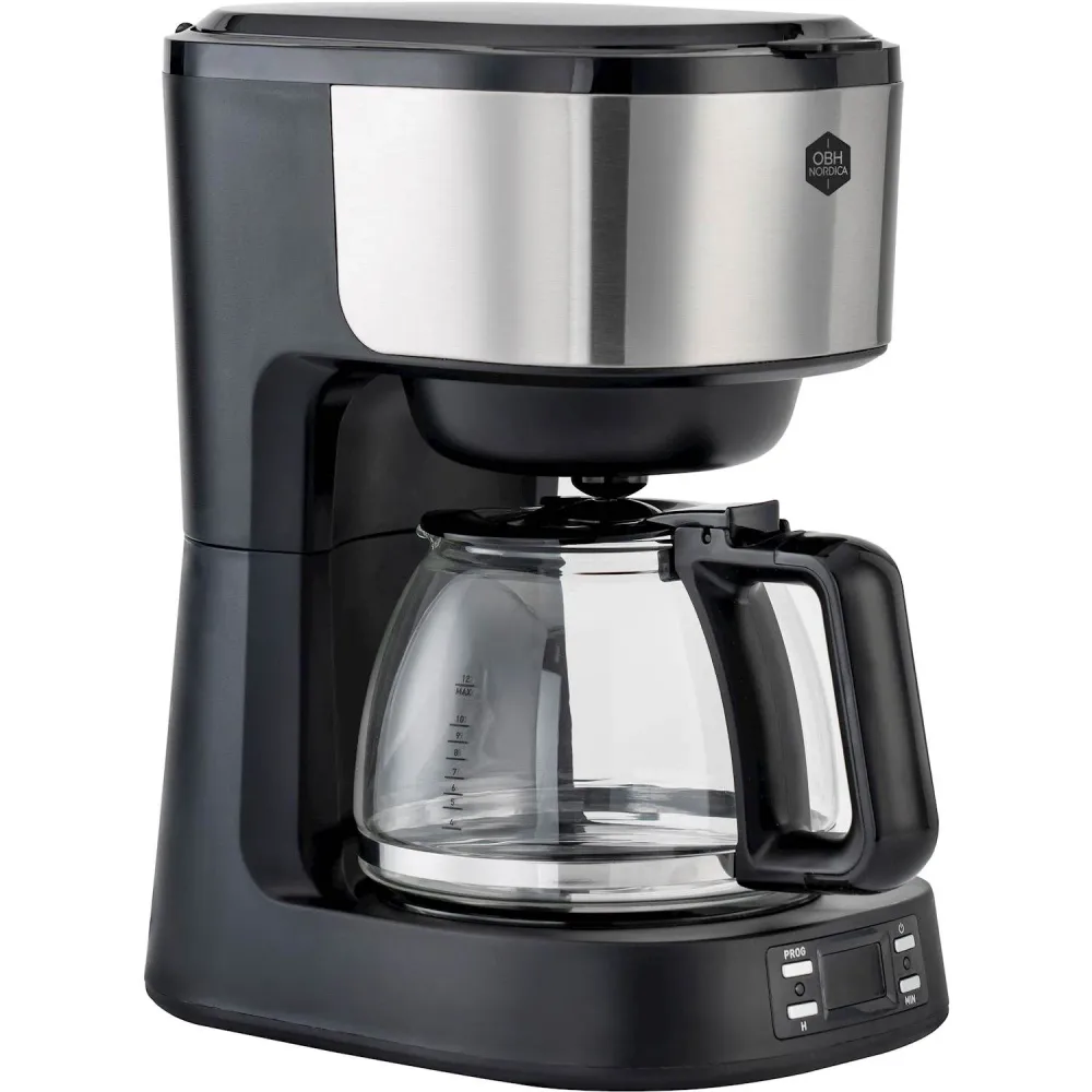 OBH Nordica kaffemaskine Equinox 1,2L med timer