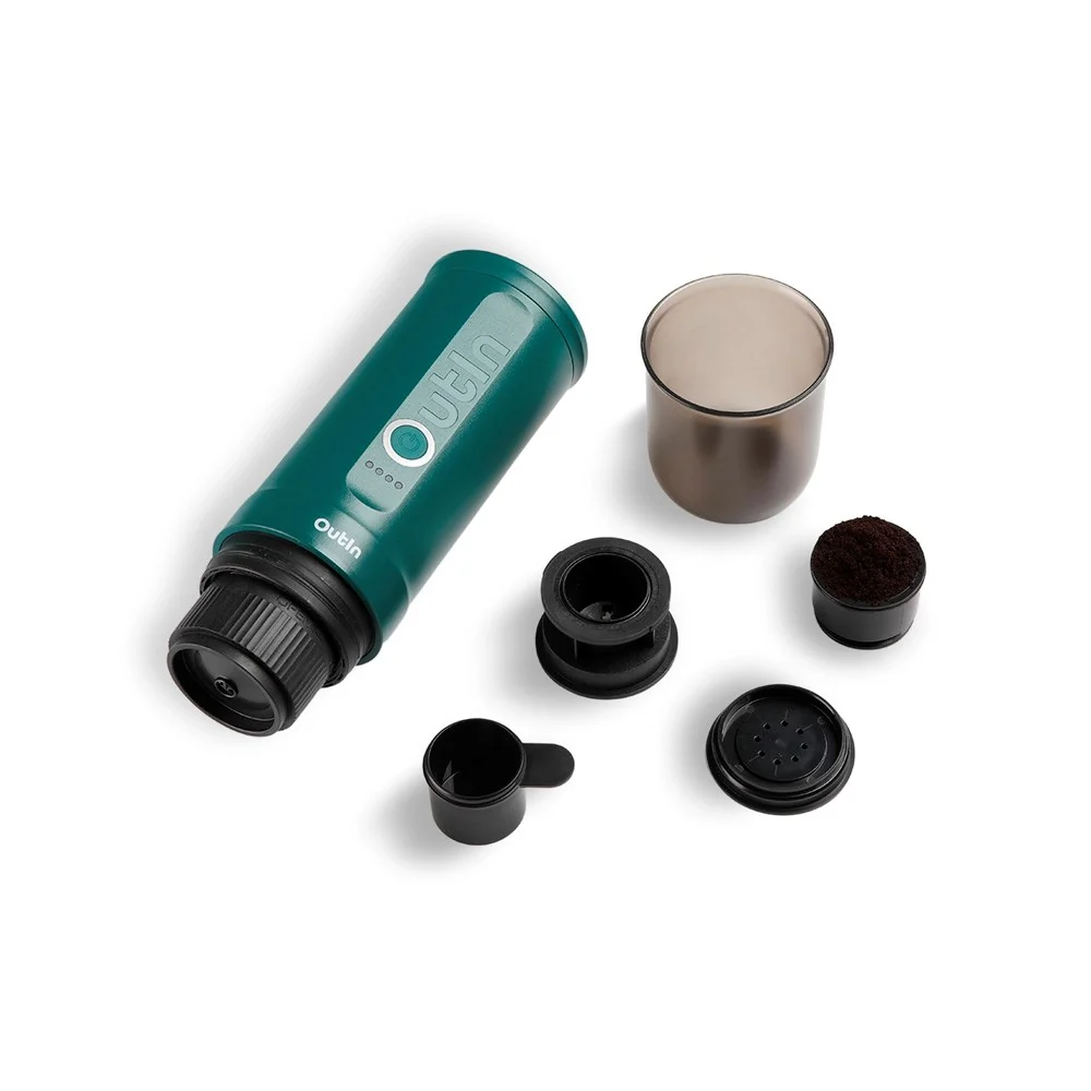 OutIn Nano Bærbar Espressomaskine - Påfugl Temperature Control