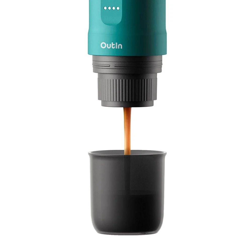 OutIn Nano Bærbar Espressomaskine - Påfugl Temperature Control