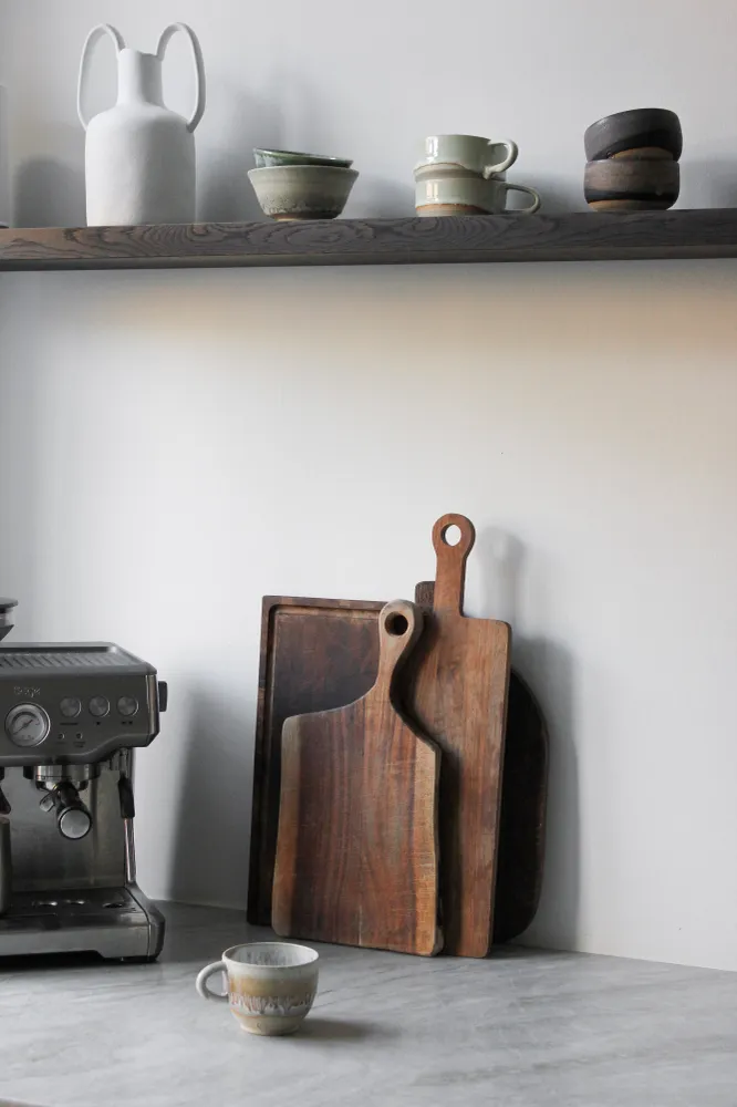 Elkedel Kop med hank - Brun/Beige