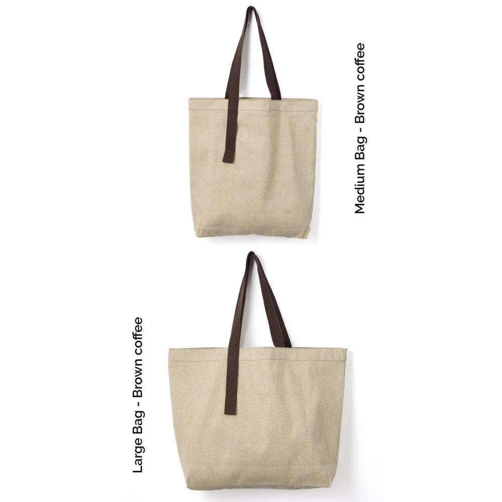 Gooseneck Shangies medium taske - Chestnut coffee