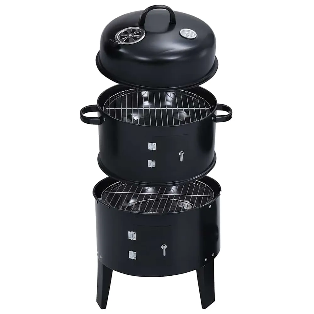 3-I-1 Kul-/Røgegrill 40X80 Cm