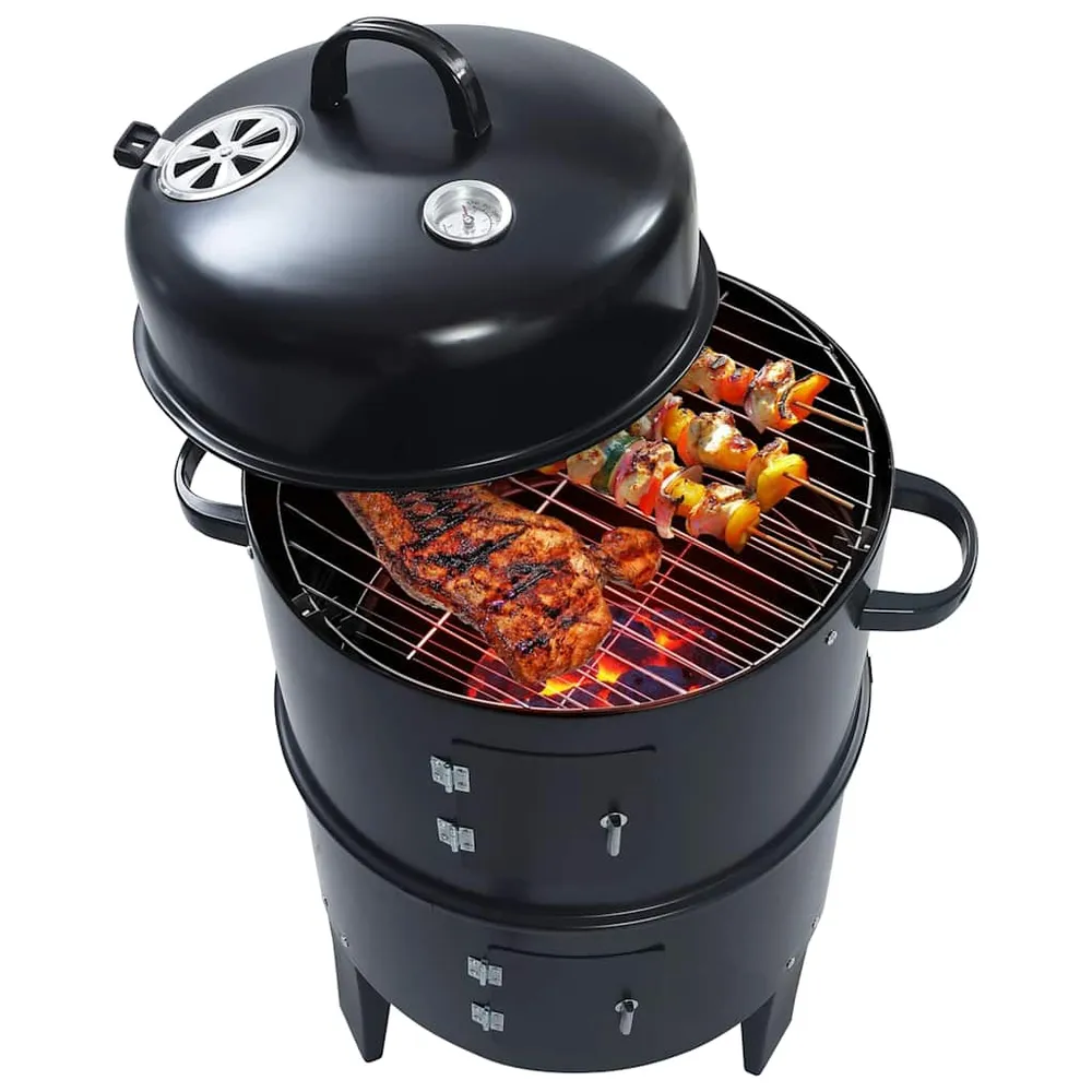 3-I-1 Kul-/Røgegrill 40X80 Cm
