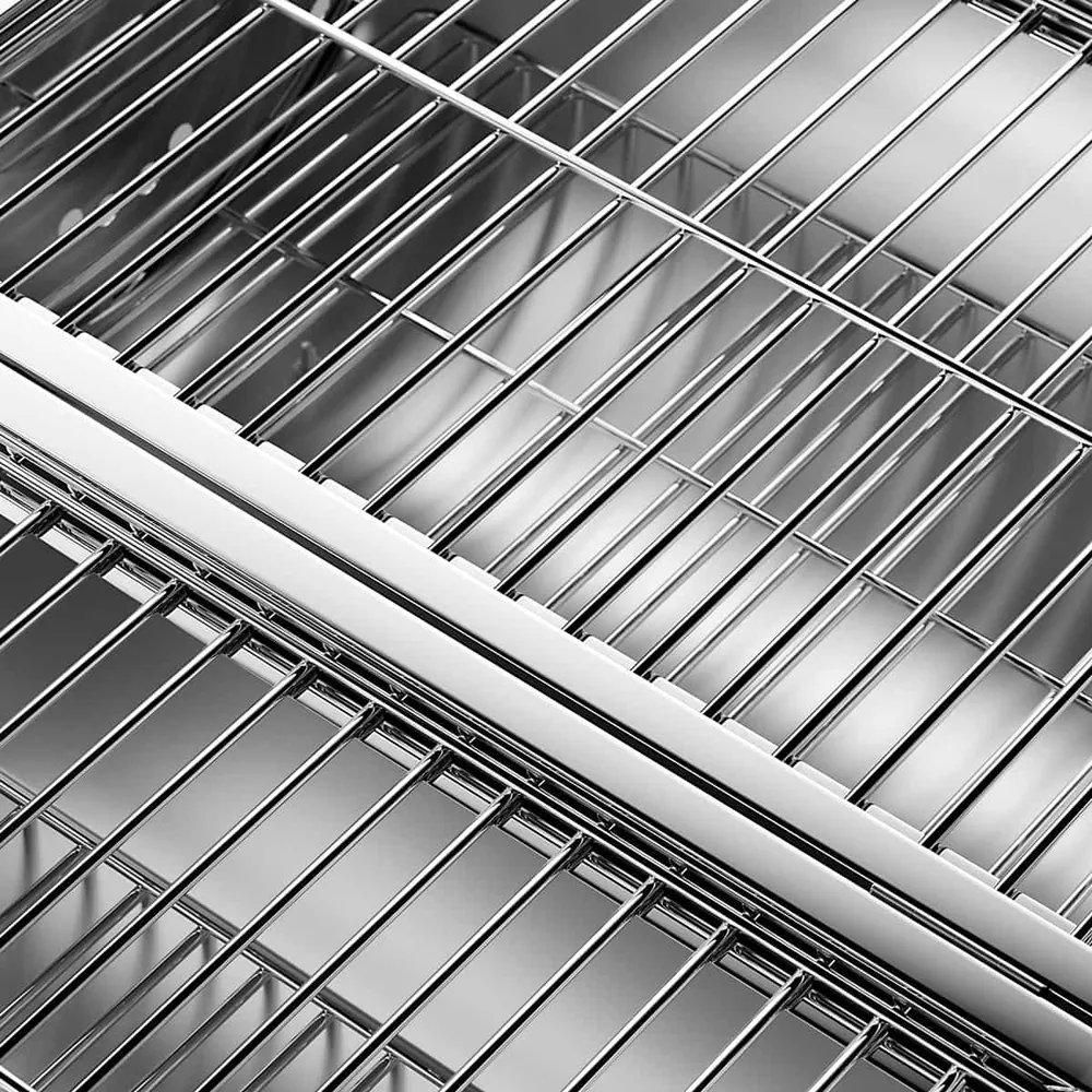Bordgrill, rustfrit stål, stowable, bærbar trækulgrill