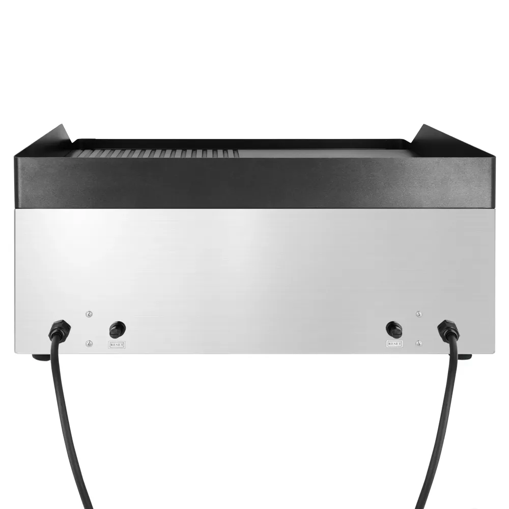Elektrisk grillplade - 4,4 kW - Glat og Rillet - Grilloverflade: 600x335 mm