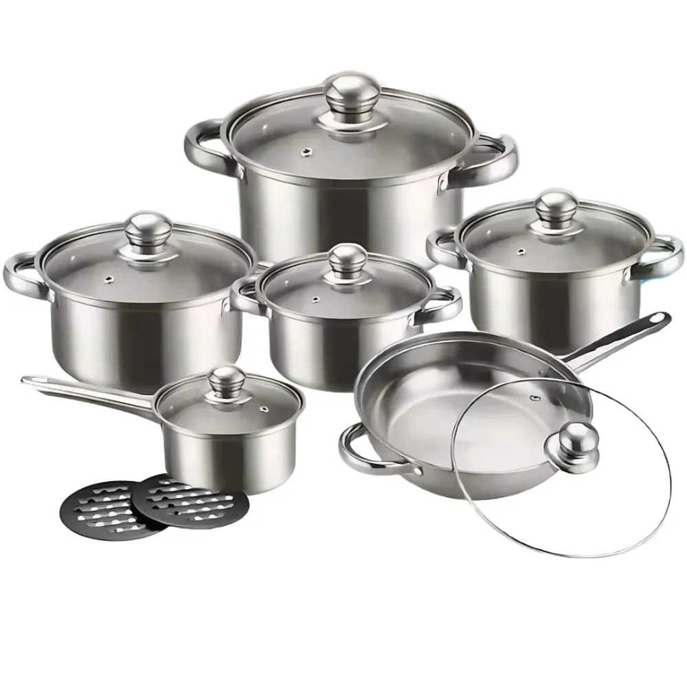 Globetrek° CookingSet: 12 Dele Køkkengrejssæt I Rustfrit Chromed