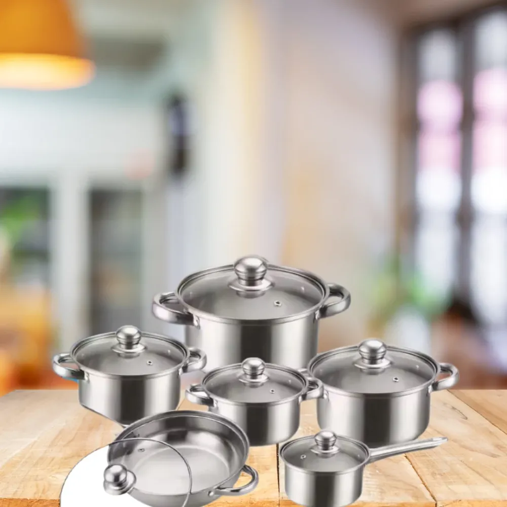 Globetrek° CookingSet: 12 Dele Køkkengrejssæt I Rustfrit Chromed