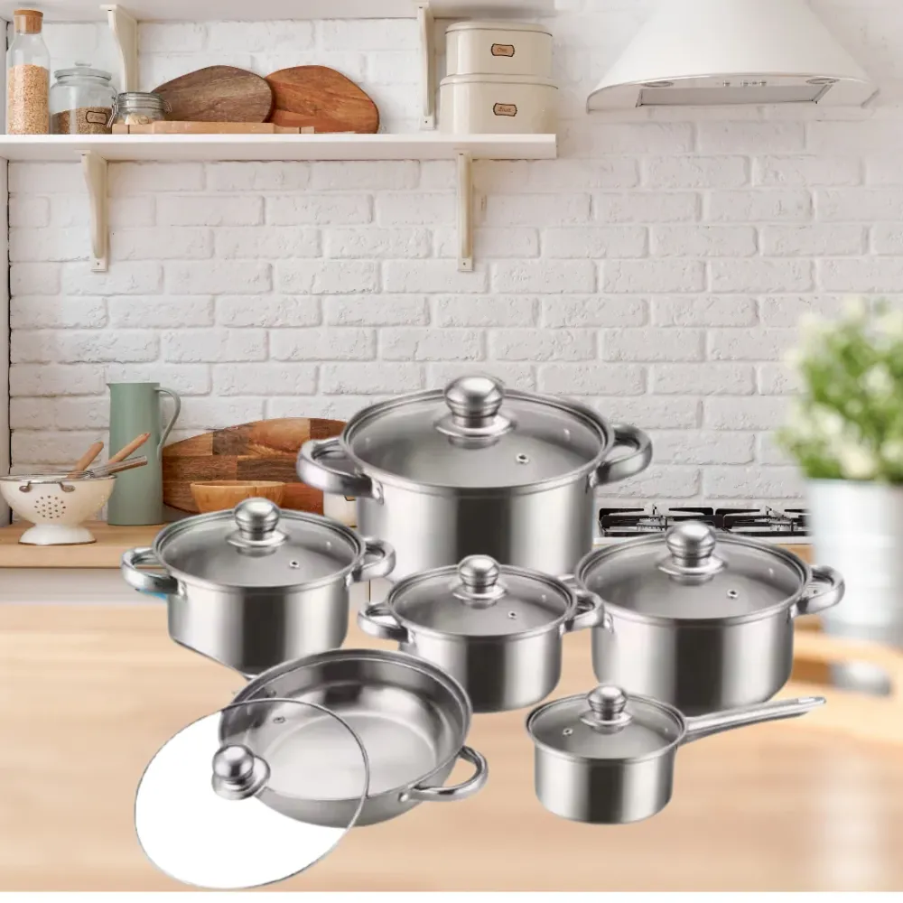 Globetrek° CookingSet: 12 Dele Køkkengrejssæt I Rustfrit Chromed