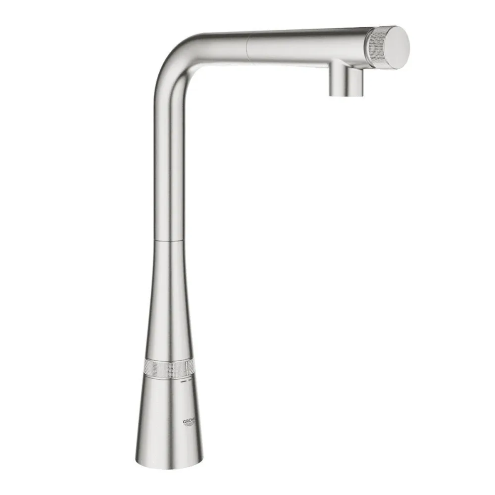 Grohe Zedra Smartcontrol køkkenarmatur med udtræk - supersteel