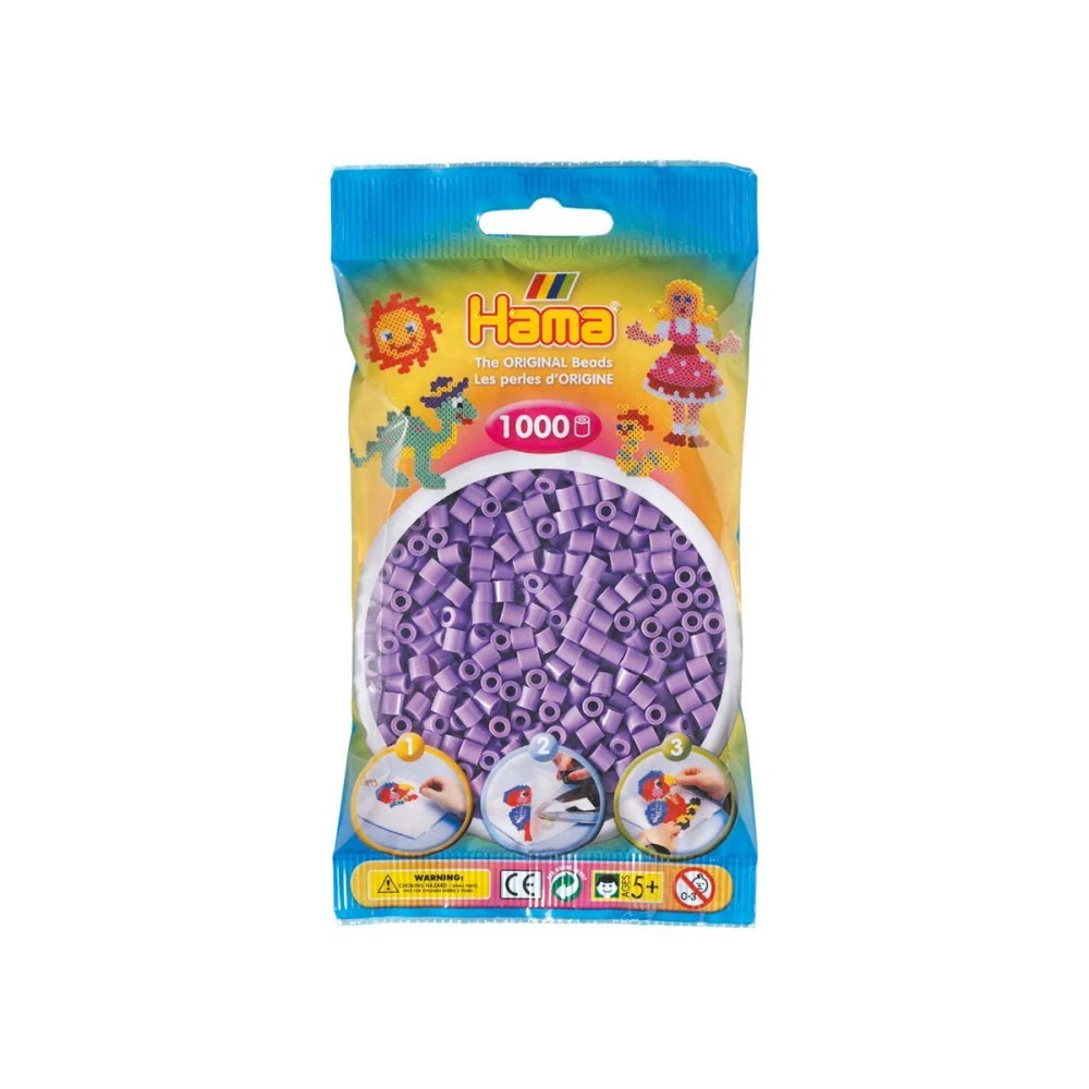 Hama Perler Midi 1000 stk Pastel Amethyst (207-45)