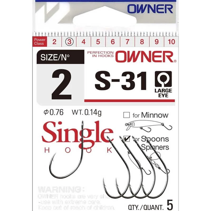 Owner S-31 Spoon Singlekrog til UL fiskeri 2