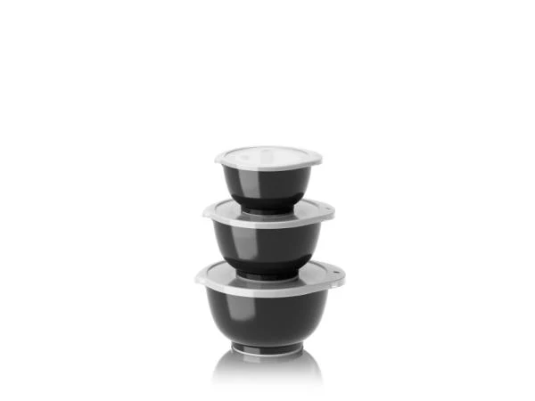 Rosti - Margrethe Miniskålesæt Durostima - 0,25 + 0,5 + 0,75 liter Graphite black