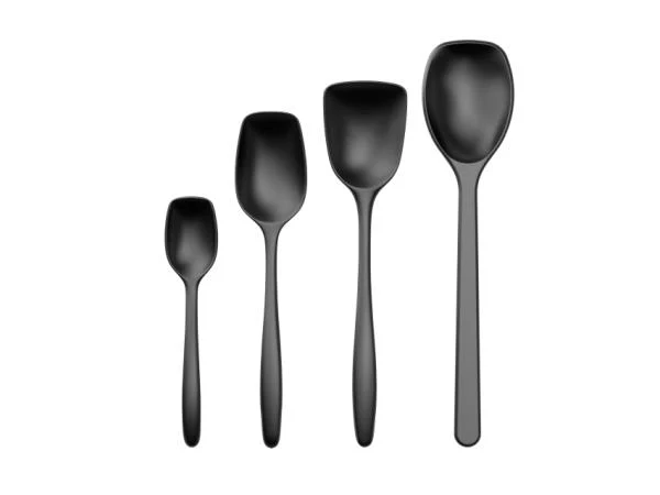 Rosti - Retro Grydeskesæt 4 dele - Carbon black