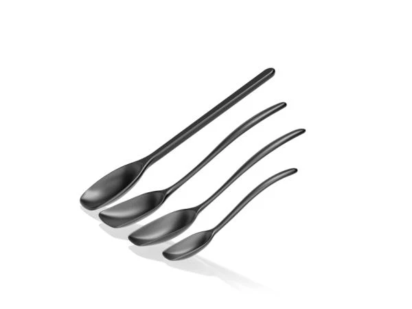 Rosti - Retro Grydeskesæt 4 dele - Carbon black