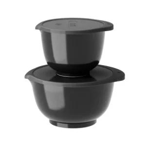 Rosti - Røreskålesæt 4 dele 1,5 + 3 liter - Carbon-fiber Black