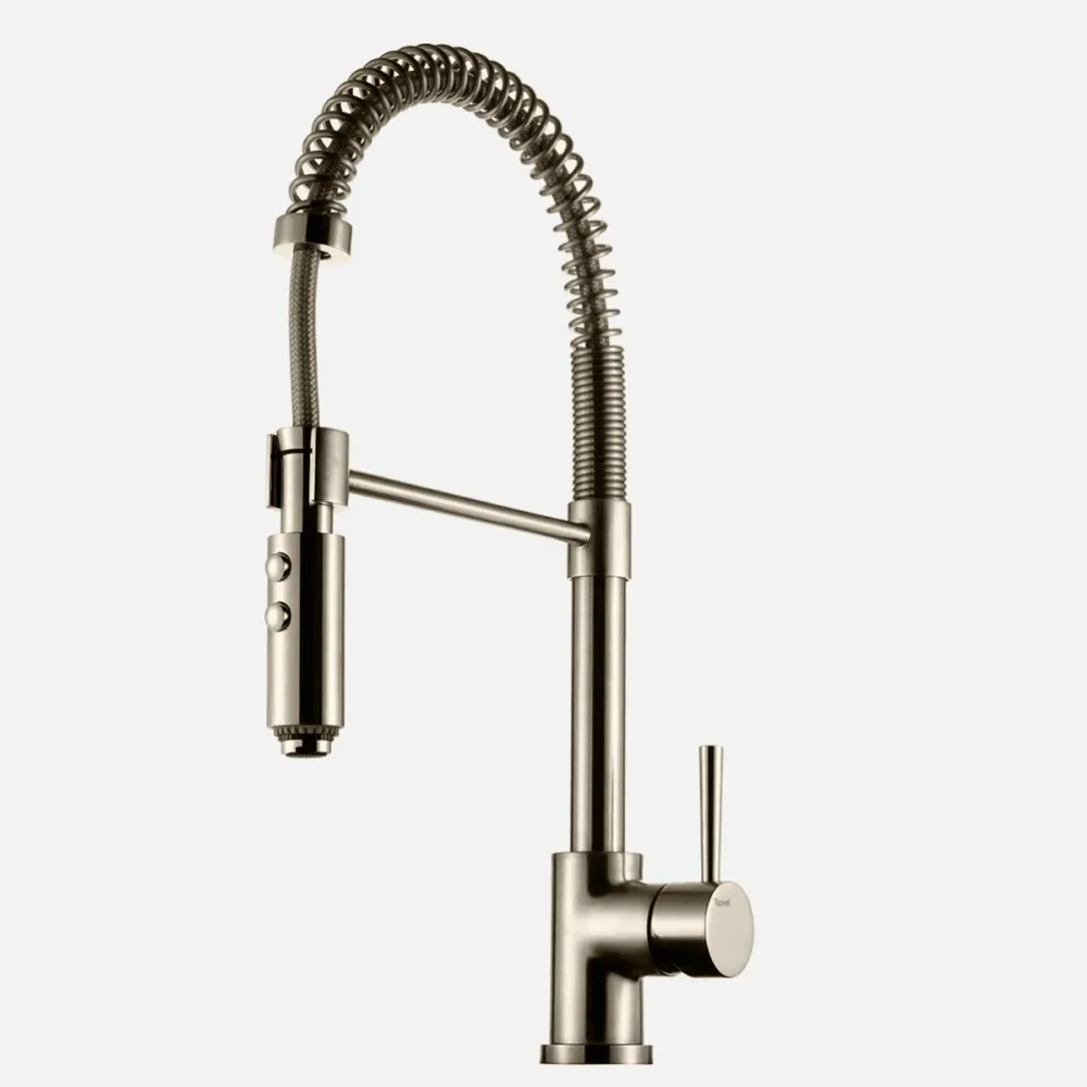 Tapwell EVO176 et-grebs køkkenarmatur - satin-brushed platinum