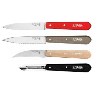Sæt med fire urteknive i rustbestandig stål og avnbøg fra Opinel, Loft
