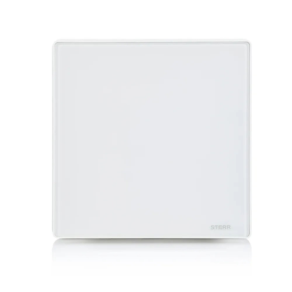 STERR BFS100H - 100 mm Badeværelsesventilator, med fugtighedssensor, 90 m³/h, Snow