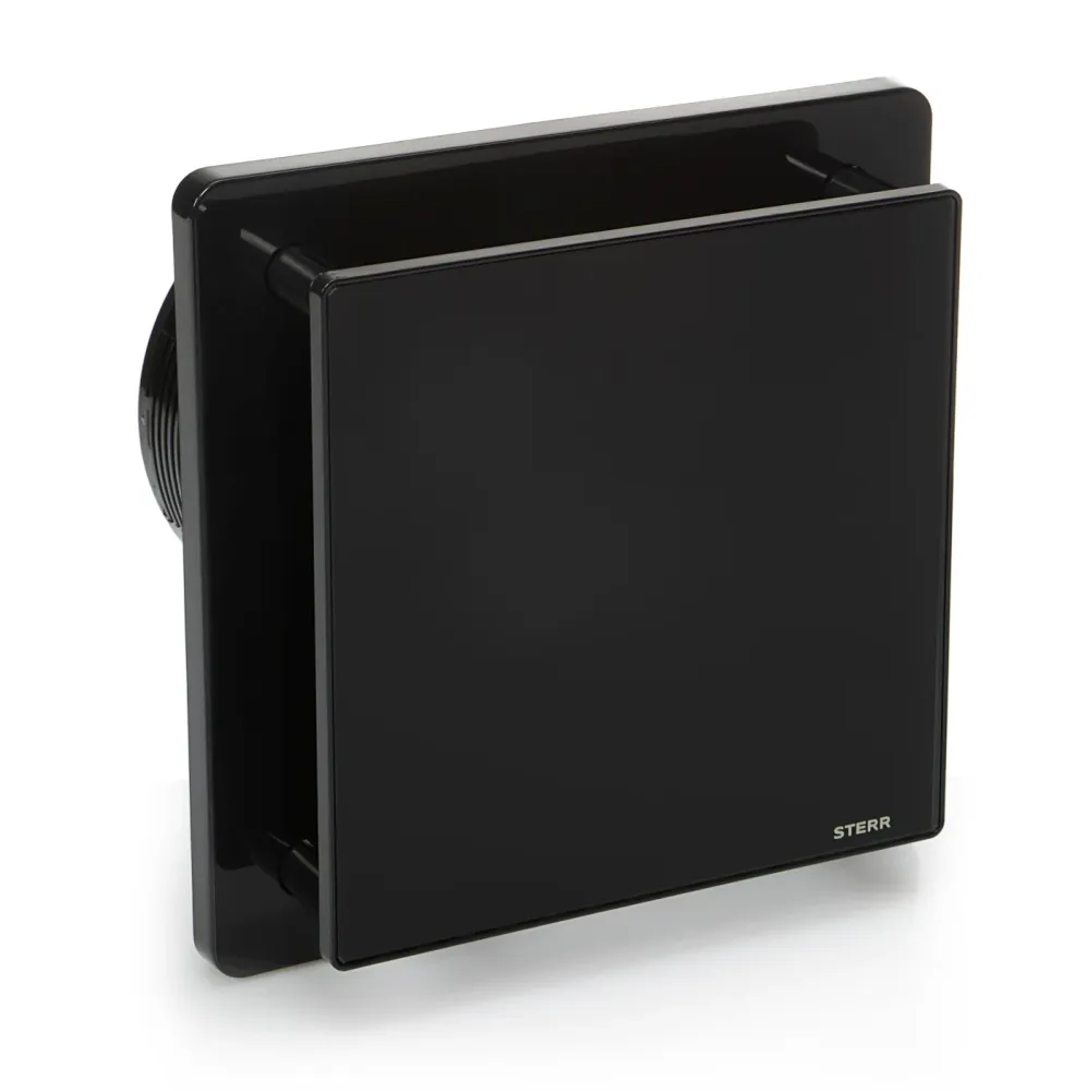 STERR BFS125-MB - 125 mm Badeværelsesventilator, 160 m³/h, Mat Charcoal