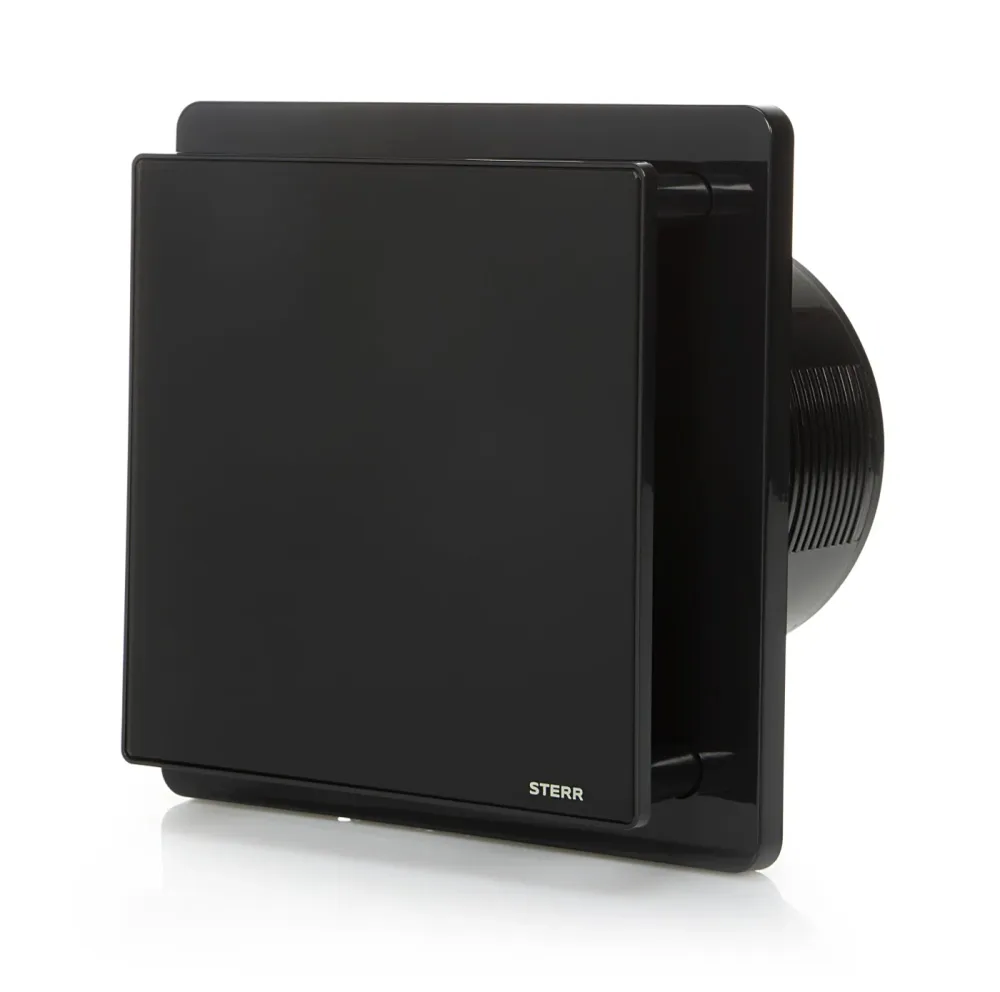 STERR BFS125-MB - 125 mm Badeværelsesventilator, 160 m³/h, Mat Charcoal