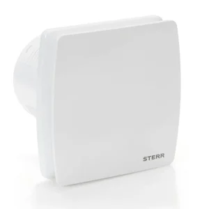 STERR LFS100-QT - 100 mm Badeværelsesventilator, Timer, 95 m³/h, Snow