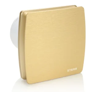 STERR LFS100-QZ - 100 mm Badeværelsesventilator, 95 m³/h, Guld
