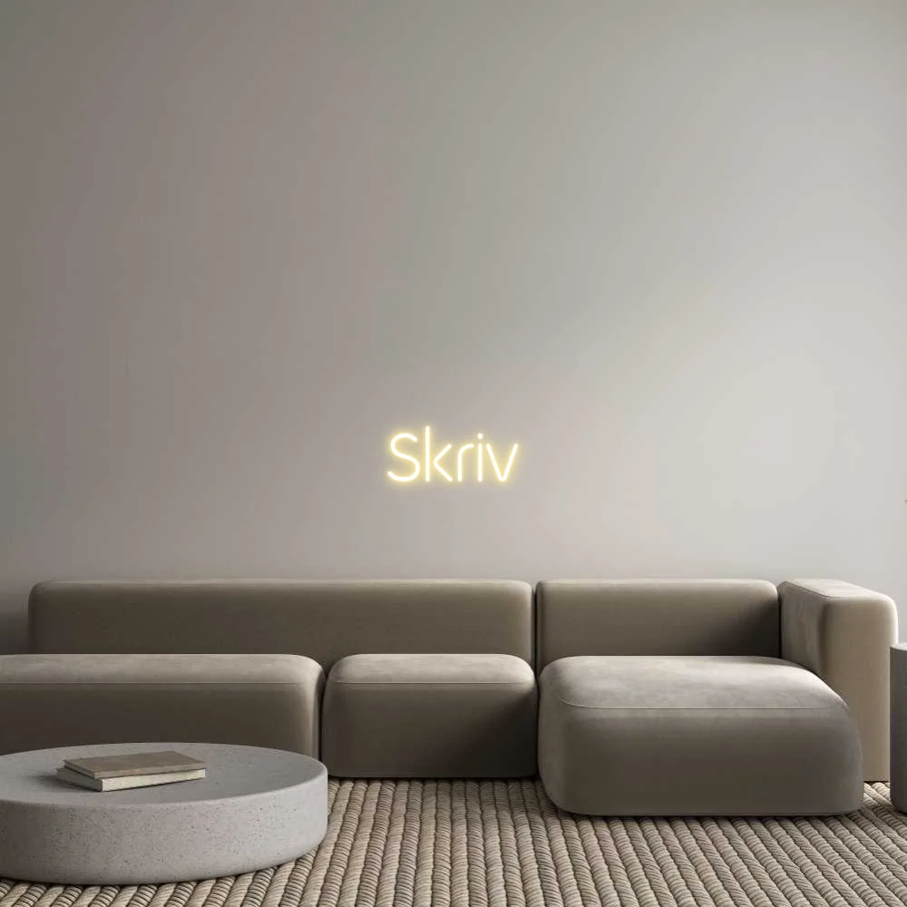 Custom Neon: Skriv