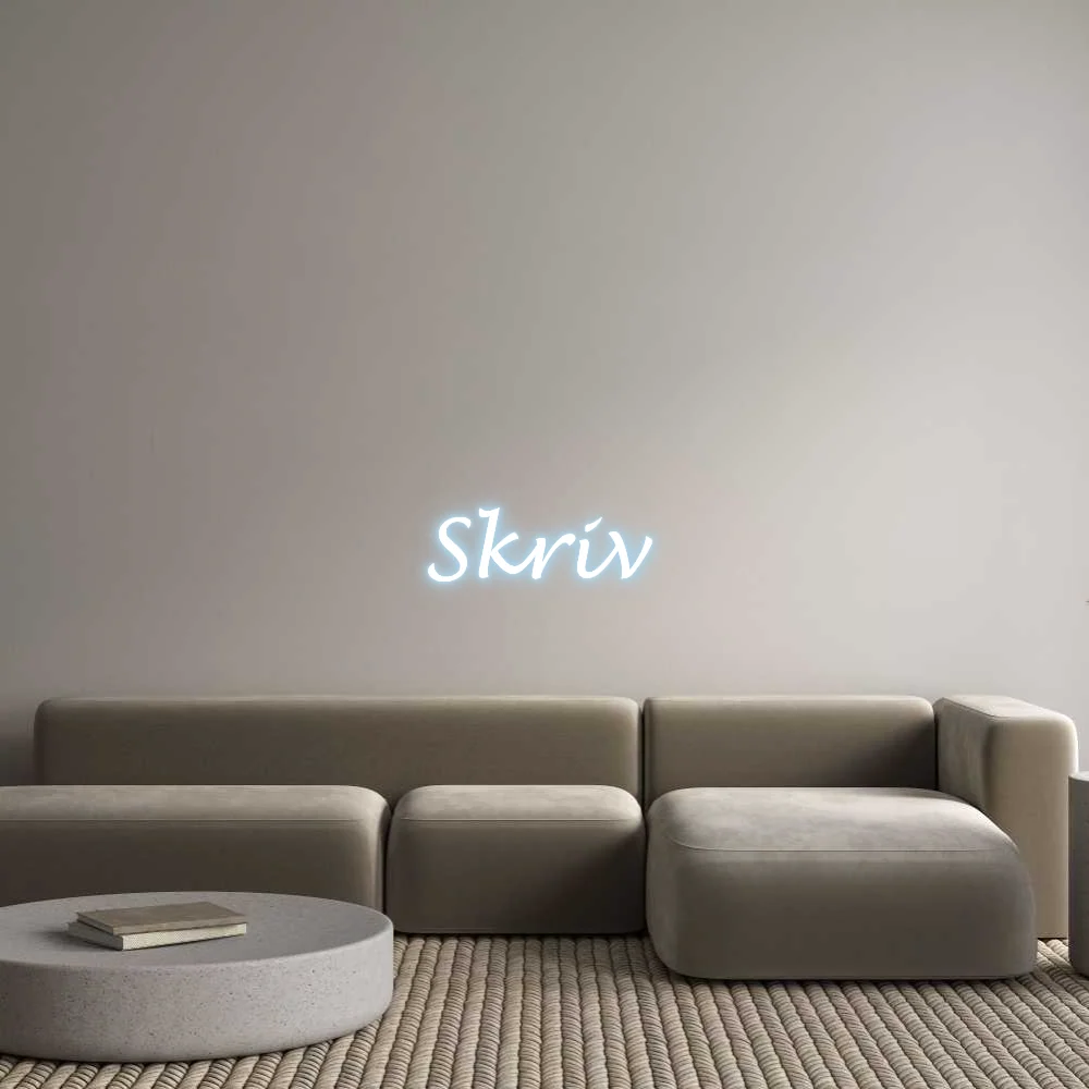 Custom Neon: Skriv