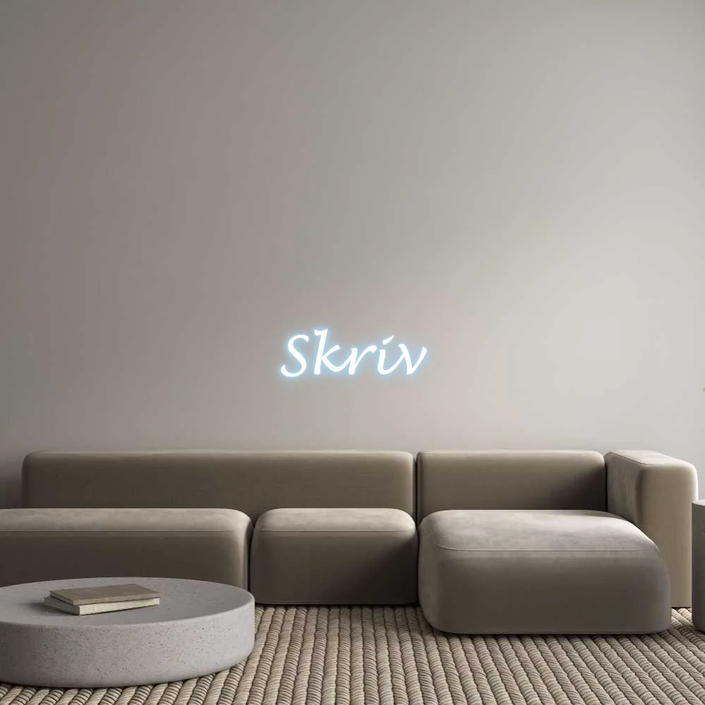 Custom Neon: Skriv