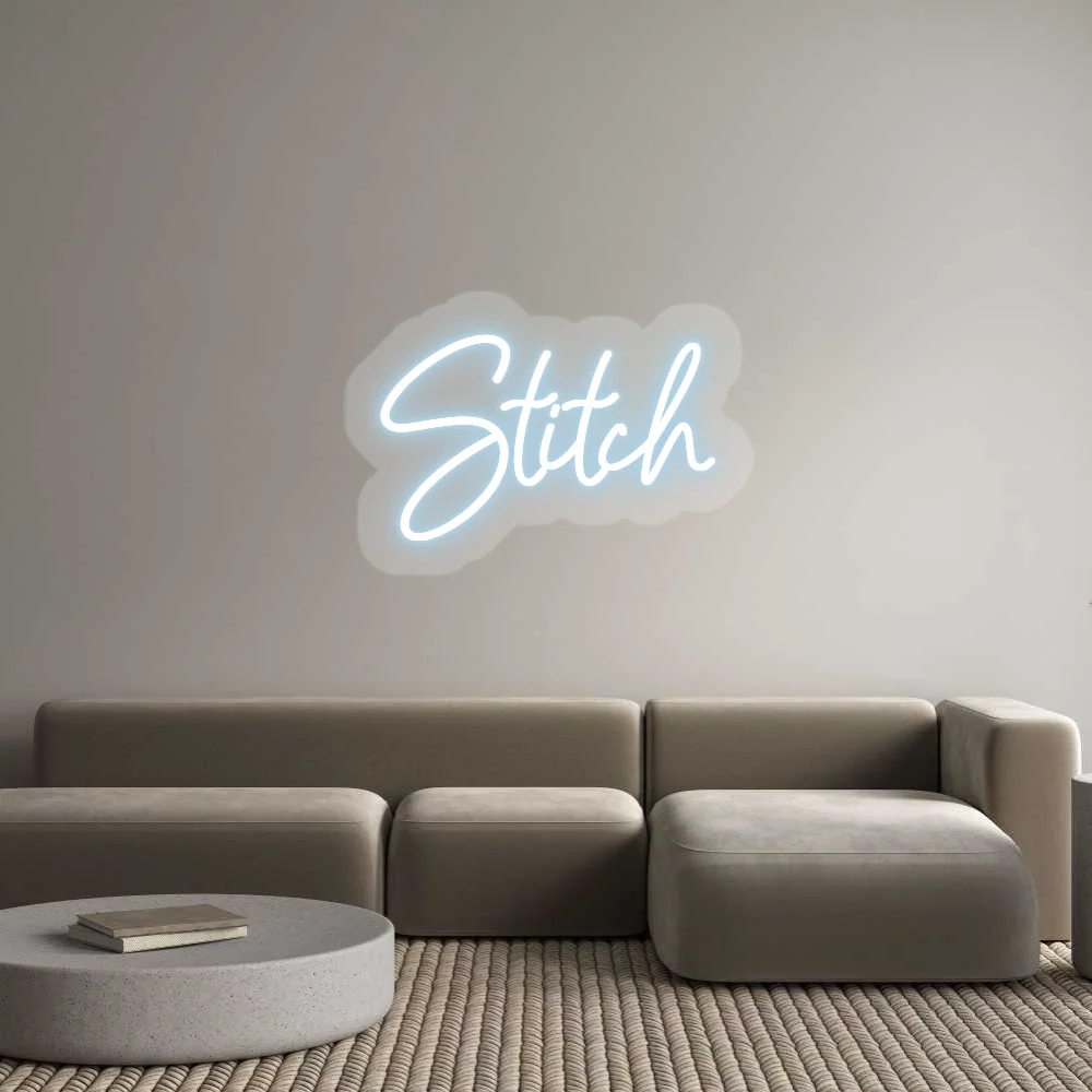 Custom Neon: Stitch