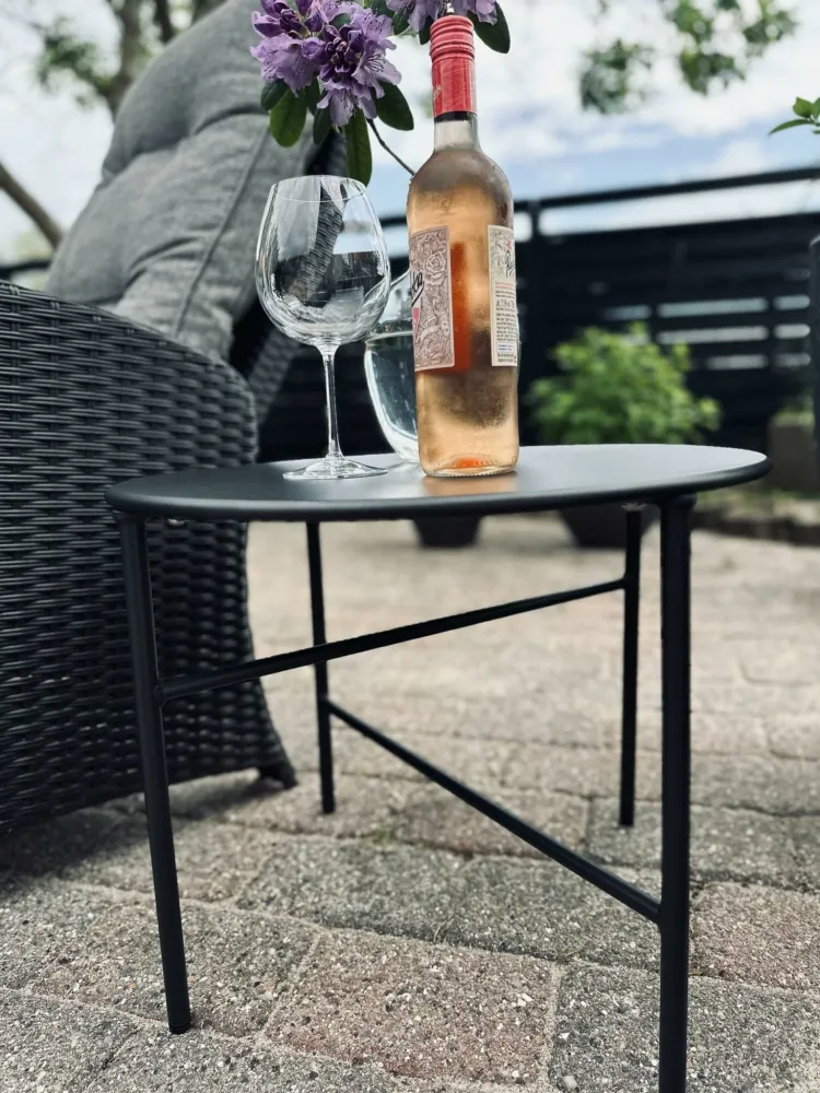 Bord til inde og ude – Mat midnight Dia 50 cm
