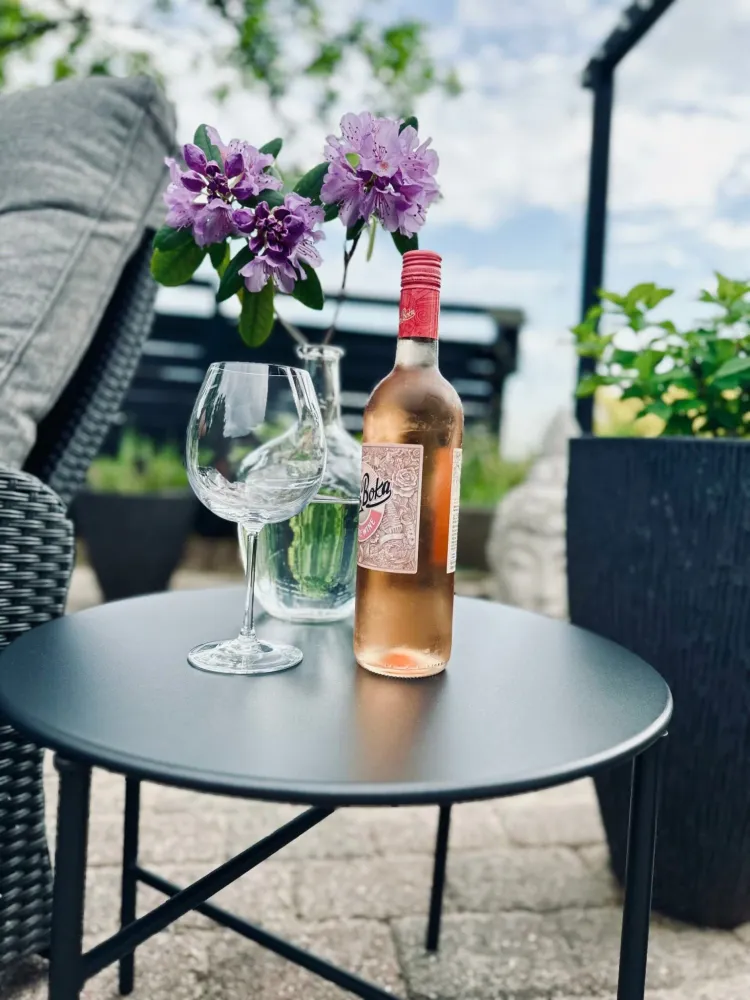 Bord til inde og ude – Mat midnight Dia 50 cm