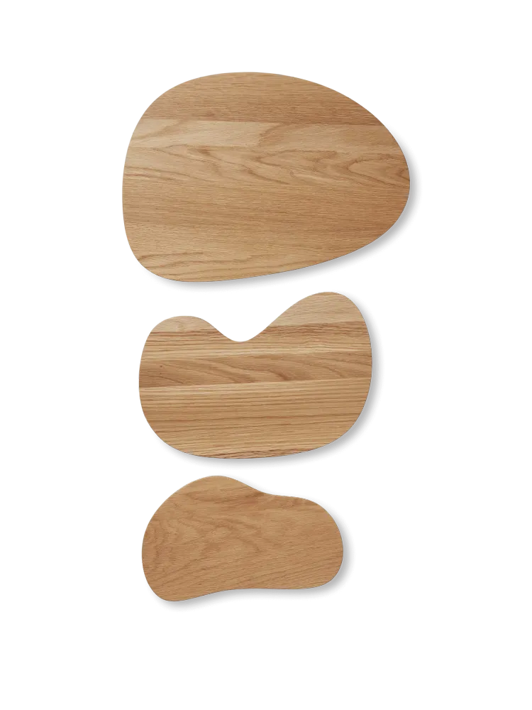 Cairn Cutting Boards - Place 3 - Oak