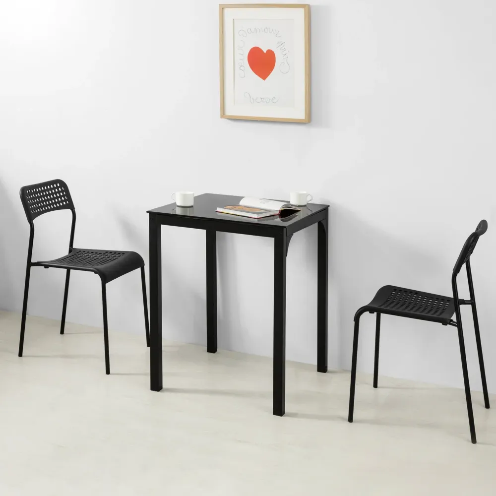 Enkelt og robust spisebord, onyx | Heat Resistant |