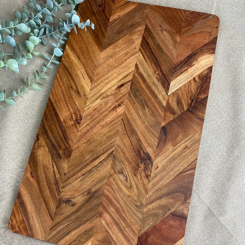 Skærebræt - 50x30x1,9 cm - akacietræ olieret