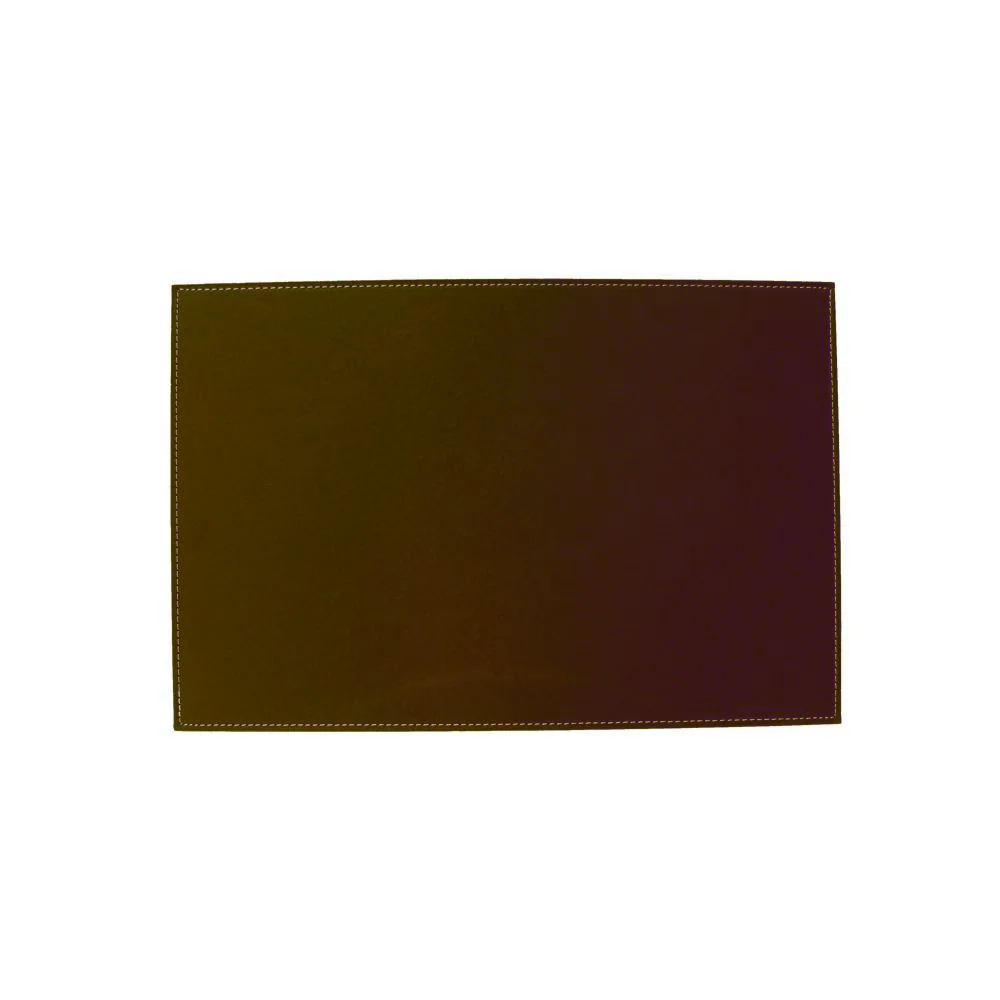 Dacore - Dækkeserviet kunstlæder hård mørk brun 30x45 cm