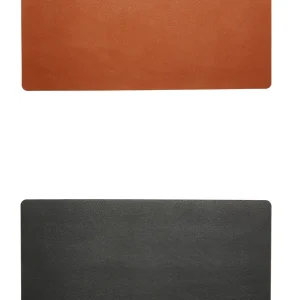 Dacore - Dækkeserviet PU soft 30x45 cm - cognac/sort vendbar