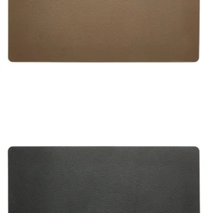 Dacore - Dækkeserviet PU soft 30x45 cm - Taupe/sort vendbar