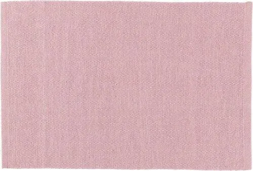 LYNGBY DÆKKESERVIET HERRINGBONE 43X30 CM ROSA