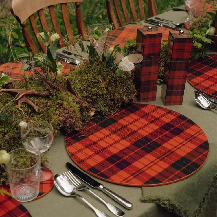 Ross Tartan dækkeservietter - Sæt med 4