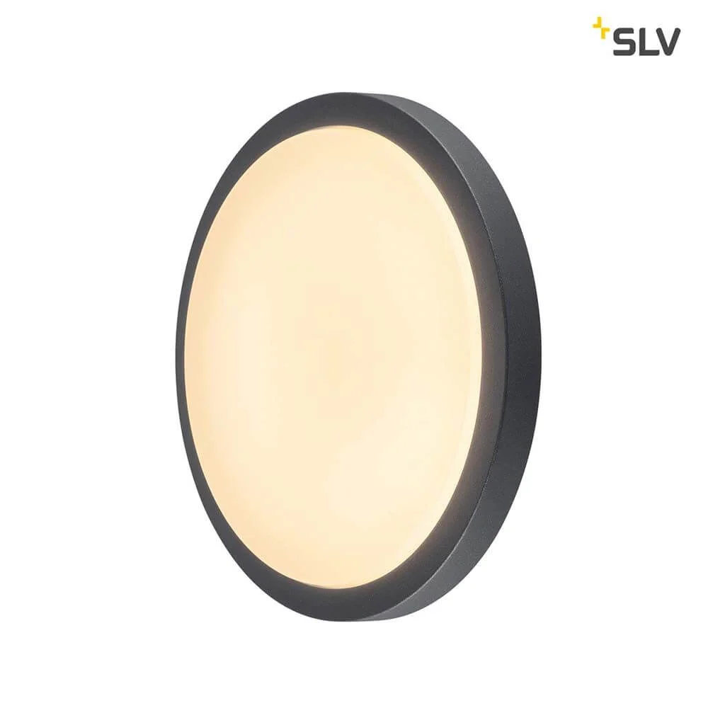 Ainos loftslys førte 3000K rundt antracit med sensor