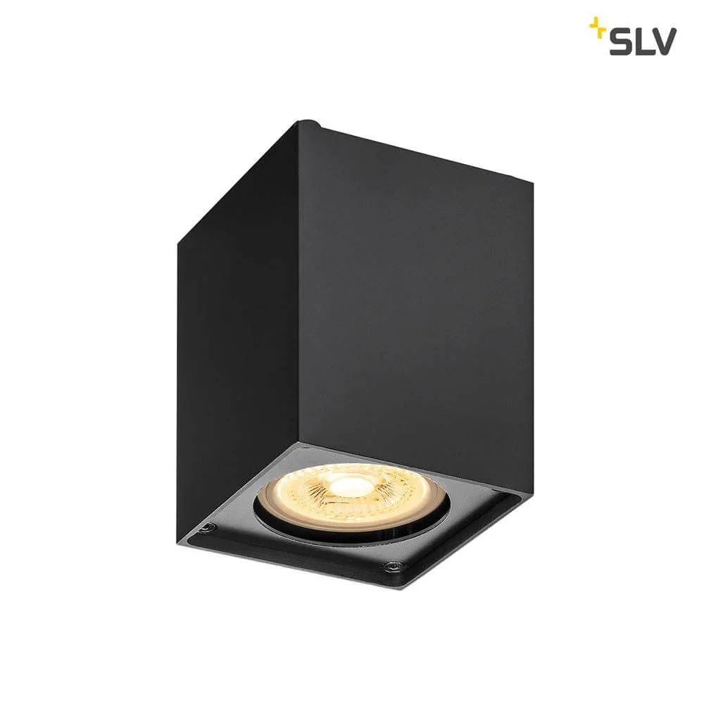 Altra terning op ad bakke lampe QPAR51 sort