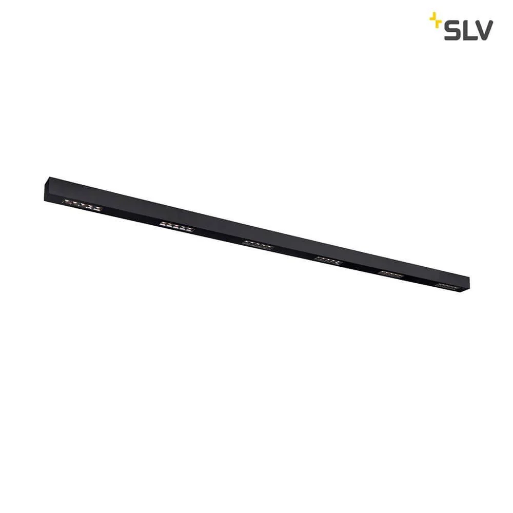Q-line LED loftlampe 2m sort 3000K