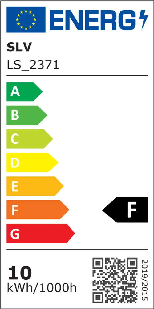 Q-line LED loftlampe 2m sort 3000K