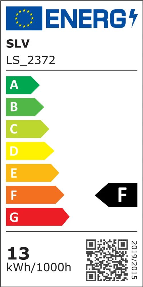 Q-line LED loftlampe 2m sort 4000K