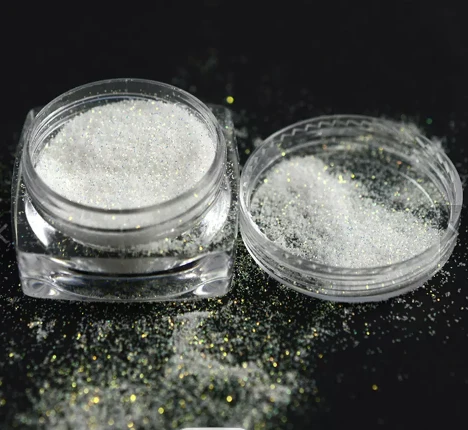 Sukker negleglitterpulver