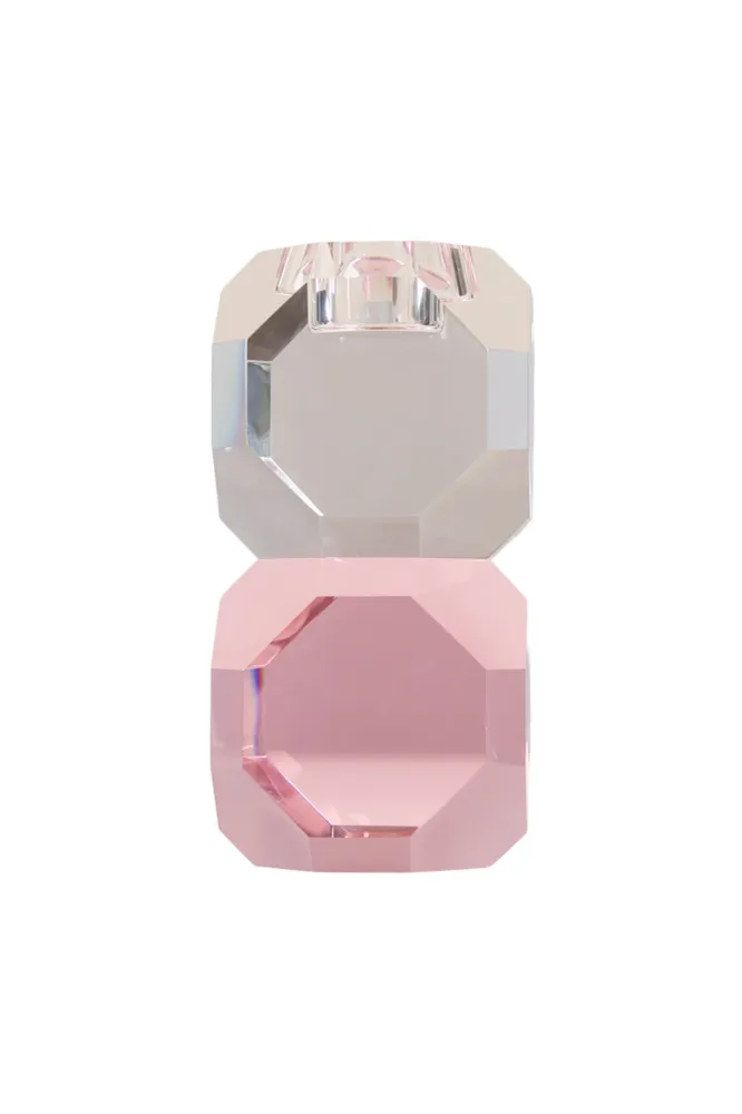 Sky Lysetage Stacked - Clear/Pink