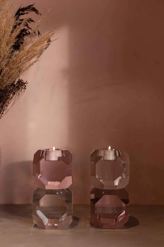 Sky Lysetage Stacked - Clear/Pink