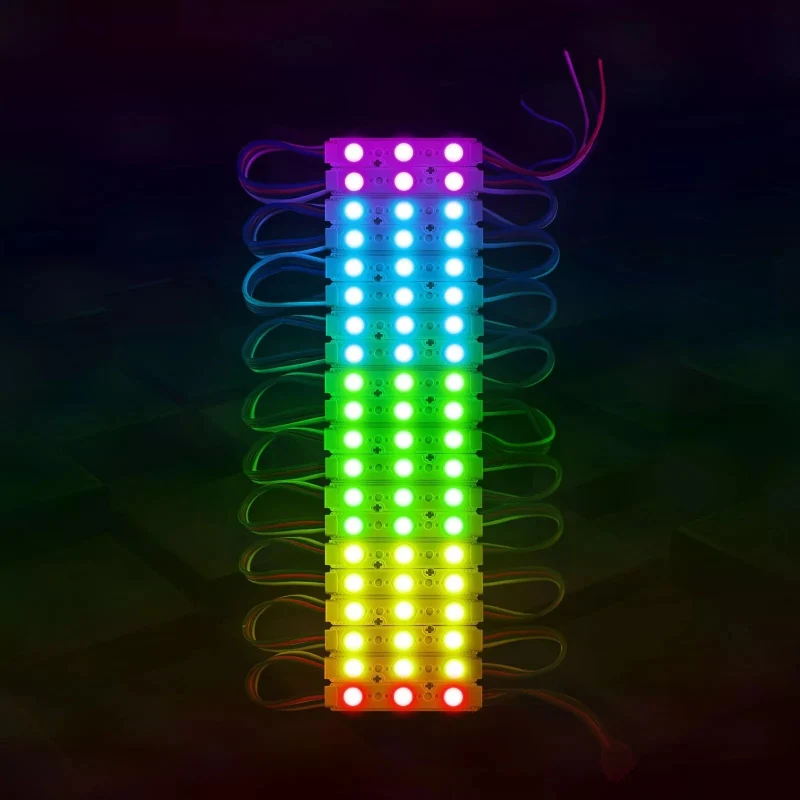 RGB LED-strimmel SMD LED-injektionsmodul DC12V ~1754
